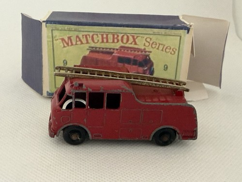 Vintage matchbox fire engine - vintage,