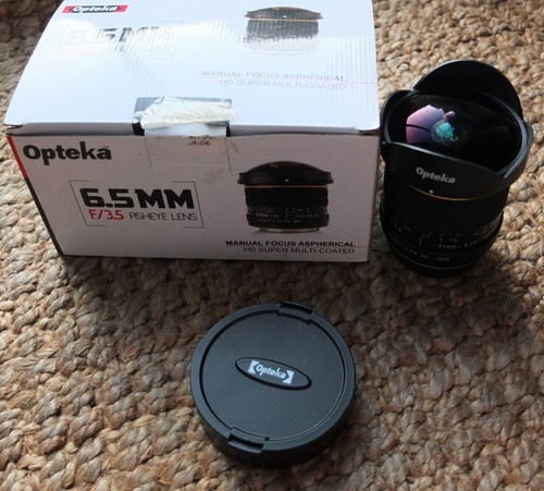 Opteka 5mm fisheye lens - opteka, 6.5mm