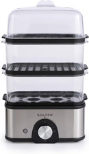 Salter tier food steamer - 3-tier,