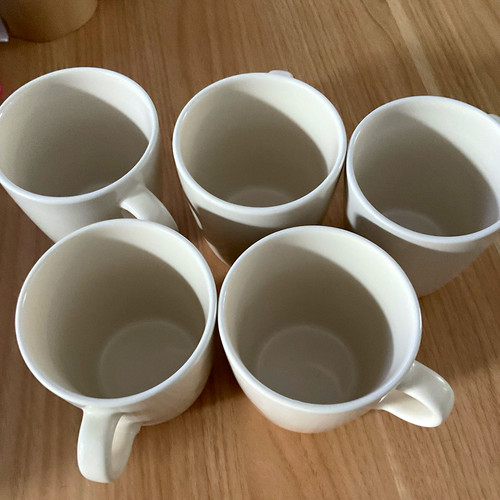 Ikea white ceramic - ikea, coffee