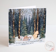 WINNIE THE POOH Christmas Card