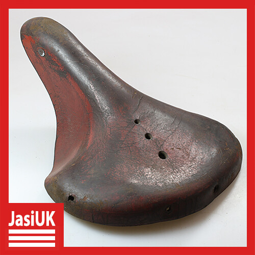 Brown leather for cycle bike - brown,