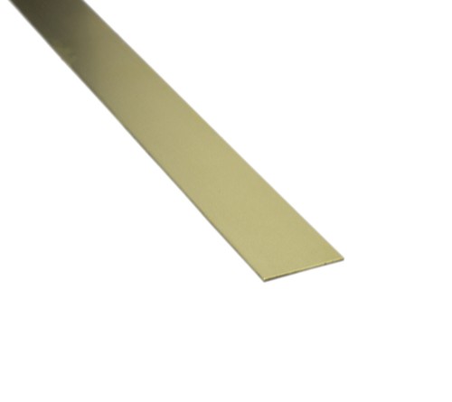 Brass strips widths - strips, 1/4"