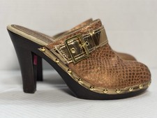 Colin Stuart Leather Clog Mule