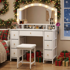 Dressing Table with Stool Set