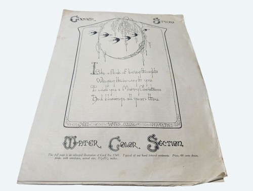 Coover vtg 1928 art catalogs - art, w