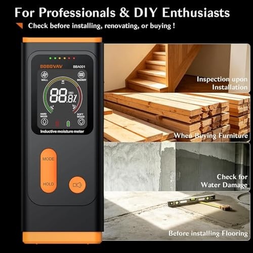 Pinless moisture meter - pinless,