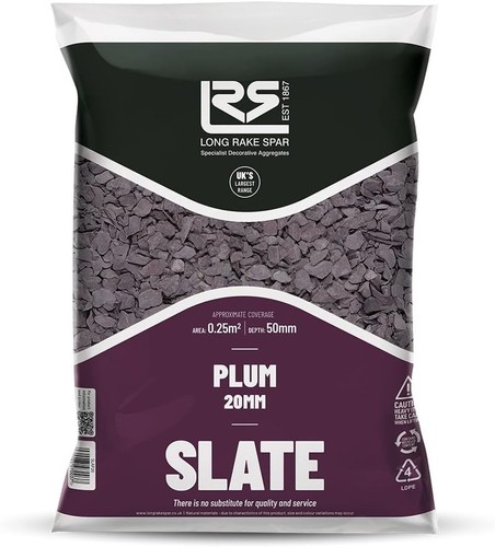 Welsh slate plum 20mm - plum,
