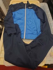 Nike Blue Tracksuit 6-7 Years 7, Jacket Trousers Zip Up