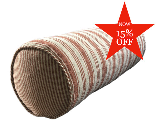 Woven stripe ticking cylinder - woven,