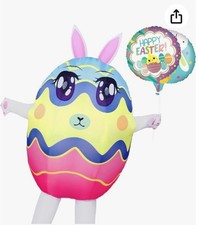 Amycute Adults Inflatable Easter Bunny / Rabbit Costume Fancy Dress for Easter
