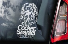 COCKER SPANIEL Car Sticker