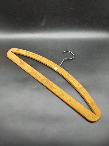 Vintage wooden coat hanger - vintage,