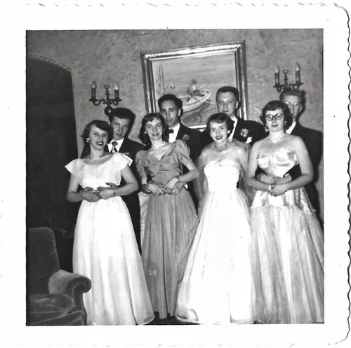 Vintage old 1950 photo - old, of