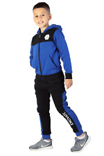 Boys kids Juniors Winter  Fleece Track Suit 2 Piece Set ,Hoody With Jogging Pant