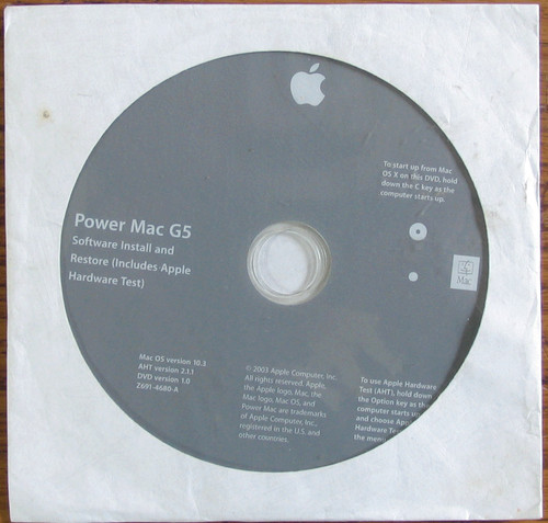 Apple emac restore install - emac, osx