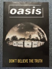 RARE 89x59cm XL VINTAGE BILLBOARD POSTER - OASIS - DON'T BELIEVE THE TRUTH (2005