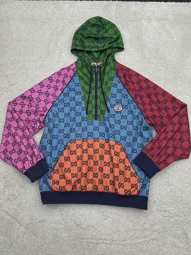 Gucci multicolour hooded - gucci,