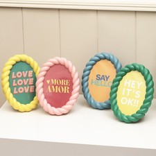 Set of 4 Colourful Oval Frame