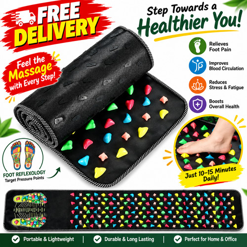 Acupressure foot massage mat - foot,