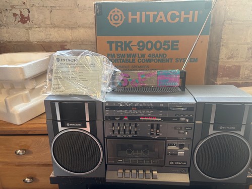 Hitachi trk 9005e boombox - hitachi,