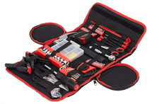  Stalwart Household Hand Tools, 86 Piece Tool Set with Roll-Up Bag Opened New