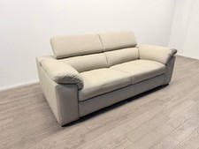 Valencia Leather 3 Seater Sofa