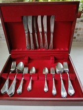 Vintage Canteen Of Cutlery Stainless Steel, Part Set, In Case by Solingen