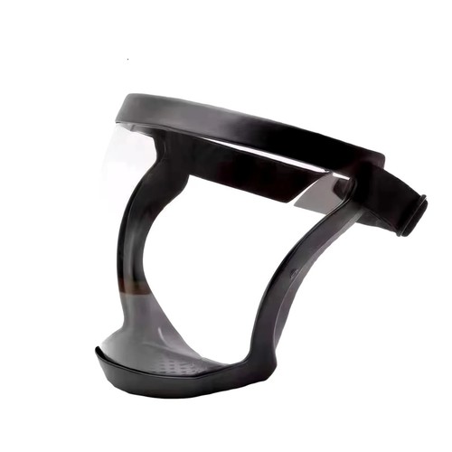 Transparent safety face shield - face,