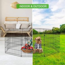Dog pet pen panel metal - dog,