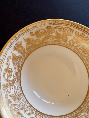 Wedgwood gold florentine peony