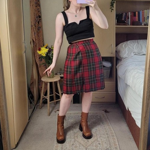 Vintage 90s red - 90s, tartan