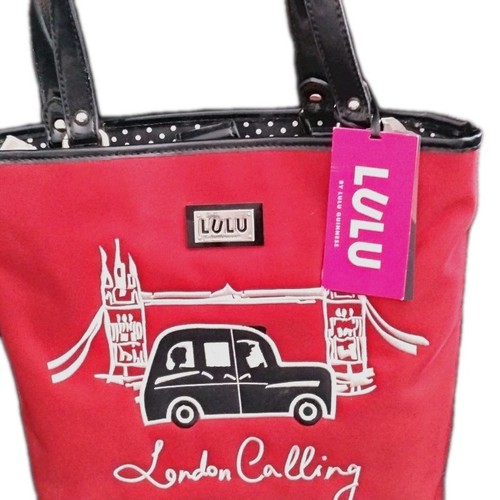 Lulu guinness red vinyl - vinyl, tote