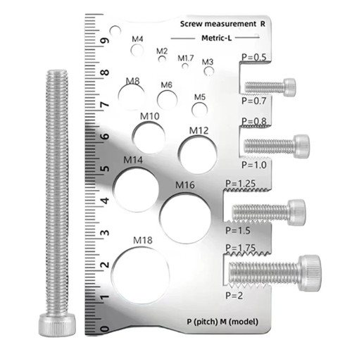 Screw thread pitch gauge - thread,