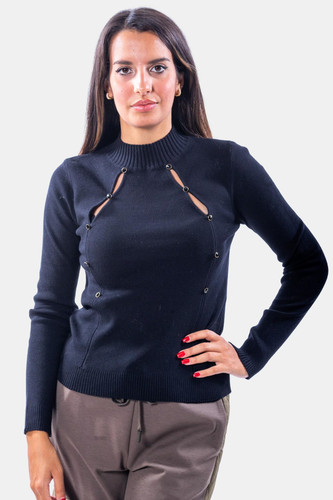 Fracomina slim ribbed sweater - ribbed,