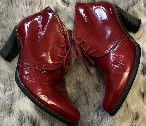 Gabor red ankle boots soft - ankle,
