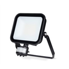JCC Niteflood 30W LED Floodlight IP65 4000K Black & PIR - JC091006
