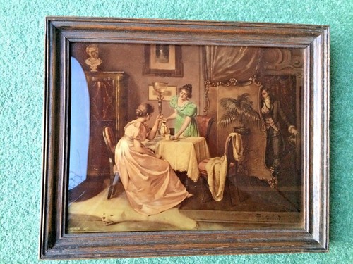 19th victorian crystoleum - victorian,
