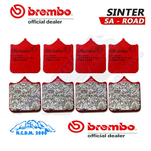 Front brake pads - pads, brembo