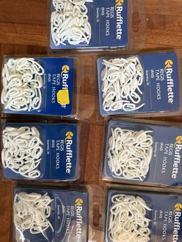 Rufflette regis tape hooks x30 - rufflette,