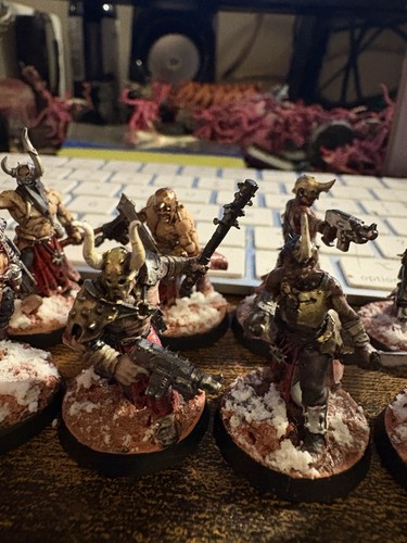 Well painted chaos cultists - 20,
