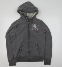 Hollister Men's Grey Hooded