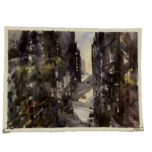 Impressionist watercolour