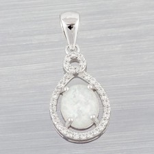 8x10mm Oval White Fire Opal