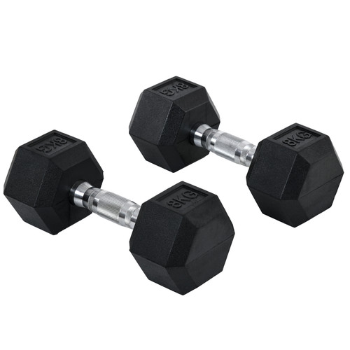 Hexagonal dumbbells kit weight - dumbbells,