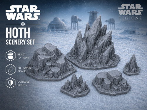 Star wars legion - hoth, frozen