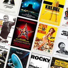VINTAGE CINEMA CLASSIC MOVIE POSTERS PRINTS - A4 A3 A2 - Star Trek, Easy Rider