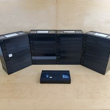 10 x USED BLANK VHS VIDEO TAPES 180 / 240 PRERECORDED TV FILMS ETC NO COVERS