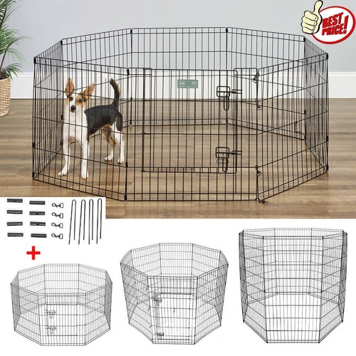 Foldable pet playpen metal - foldable,