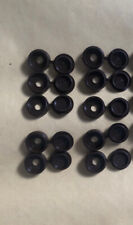 10 Pack Brown Plastic Nylon Hinged Screw Cover Caps Flip Tops - Size 4 Screw